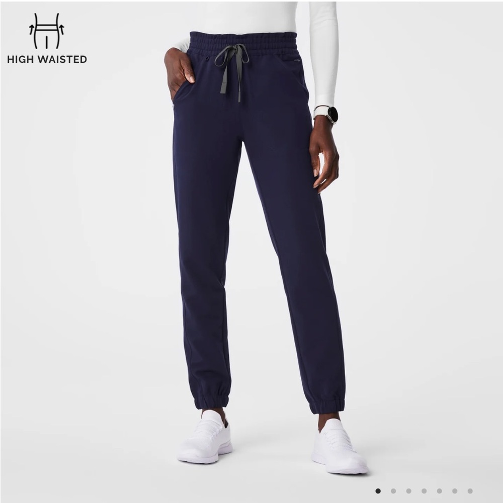 Figs High Waisted Regina Slim Jogger Scrubs Navy size XS